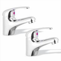 Willow Basin Mixer Chrome with 35mm Cartridge - 2 Pack